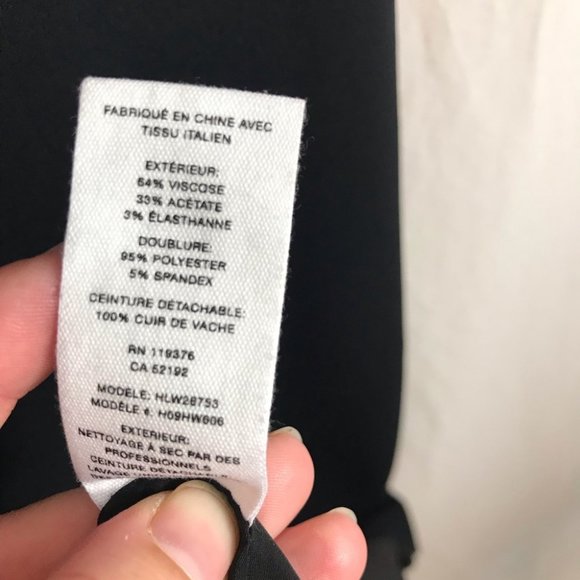 Helmut Lang One Shoulder Crepe Mini Dress *no belt - Picture 10 of 11